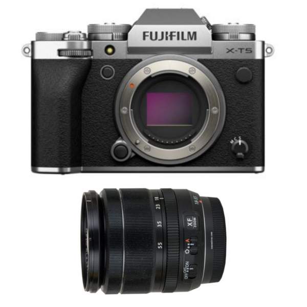 Aparat cyfrowy FujiFilm X-T5 + XF 18-55 mm f/2.8-4 OIS srebrny - cena zawiera rabat 430 zł