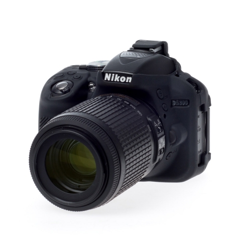 Zbroja EasyCover osłona gumowa dla Nikon D5300 czarna