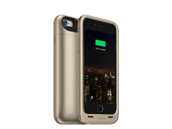 Mophie Juice Pack Plus - zewnętrzna bateria (3300mAh) wraz z obudową do iPhone 6/6s (kolor złoty)