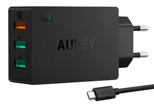 Aukey Ładowarka sieciowa PA-T2 3x USB