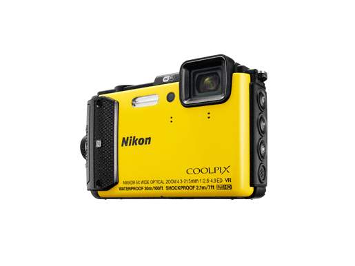 Aparat cyfrowy Nikon Coolpix AW130 żółty