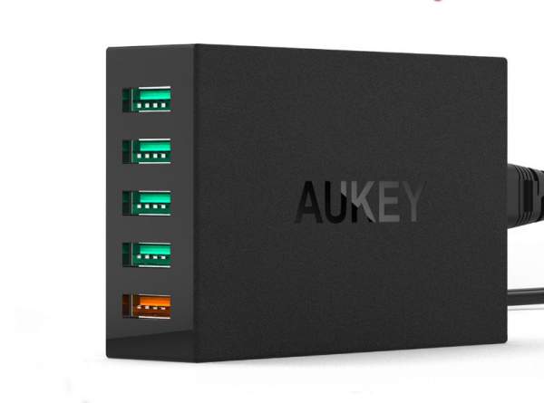 Aukey Ładowarka sieciowa PA-T1 5x USB