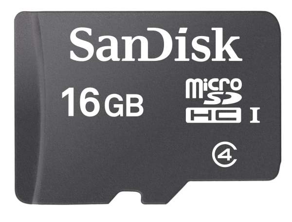 Karta pamięci Sandisk microSDHC 16 GB + adapter SD