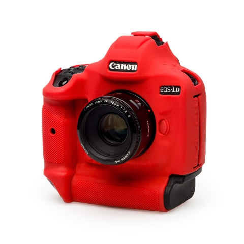 Zbroja EasyCover osłona gumowa dla Canon 1Dx Mark II czerwona