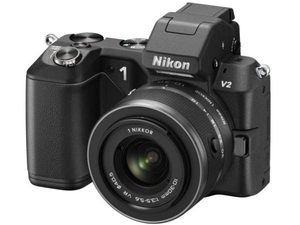 Aparat cyfrowy Nikon 1 V2 czarny + ob. 10-30 VR