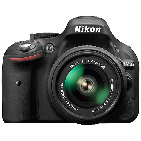 Lustrzanka Nikon D5200 czarny + ob. 18-55 VR II