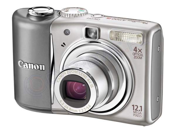 Aparat cyfrowy Canon PowerShot A1100 IS srebrny + karta 2GB + torba