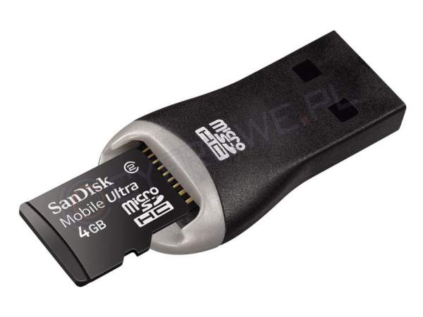 Karta pamięci Sandisk microSDHC 4 GB Mobile Ultra 