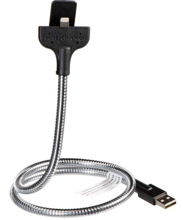 Fuse Chicken Bobine Auto stalowy kabel Lightning z funkcją uchwytu samochodowego (60cm)