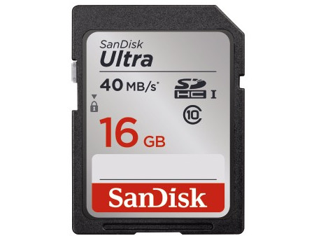 Karta pamięci Sandisk SDHC 16 GB Ultra 40MB/s