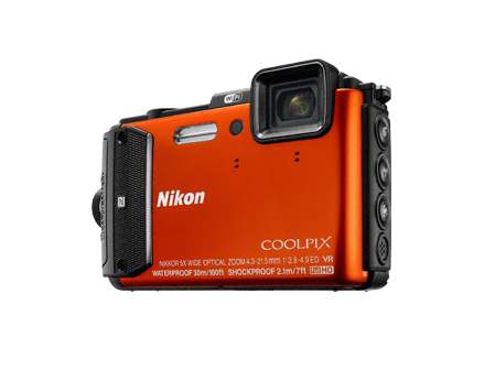Aparat cyfrowy Nikon Coolpix AW130 pomarańczowy