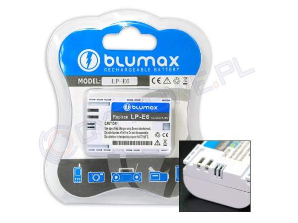 Akumulator Blumax LP-E6 biały