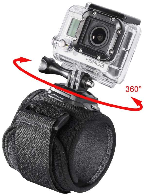 Mantona Uchwyt na rękę 360 stopni dla GoPro