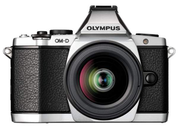 Aparat cyfrowy Olympus OM-D E-M5 srebrny + ob. 45mm