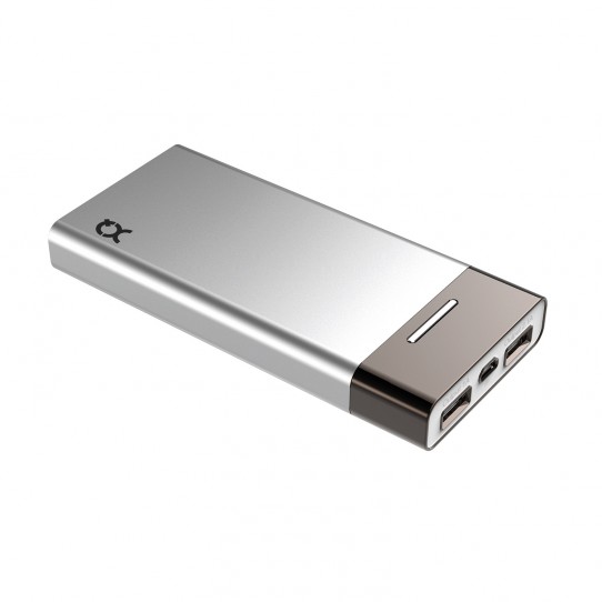 Xqisit POWERBANK microUSB o pojemności 10 000 mAh, 2x USB (1.5A, 2.1A)