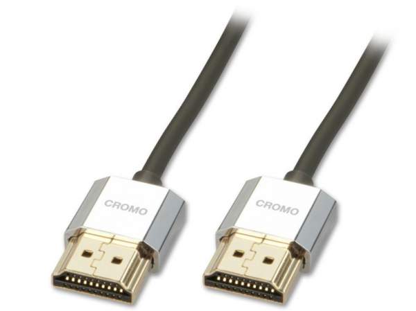 Lindy 41672 Kabel HDMI-HDMI Slim 1.4a CAT2 2,0m