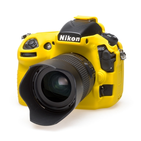 Zbroja EasyCover  osłona gumowa dla Nikon D810 żółta