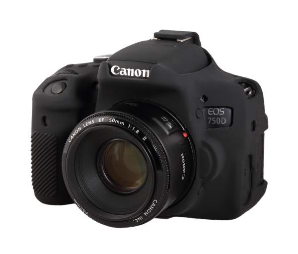 Zbroja EasyCover osłona gumowa dla Canon 750D czarna 