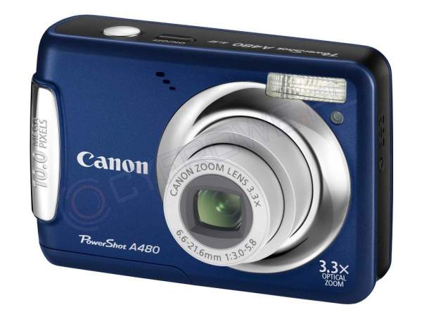Aparat cyfrowy Canon PowerShot A480 niebieski