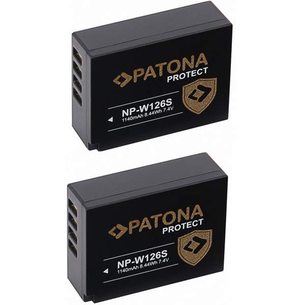 Akumulator Patona Zestaw 2 PROTECT Fuji X-T3 NP-W126S