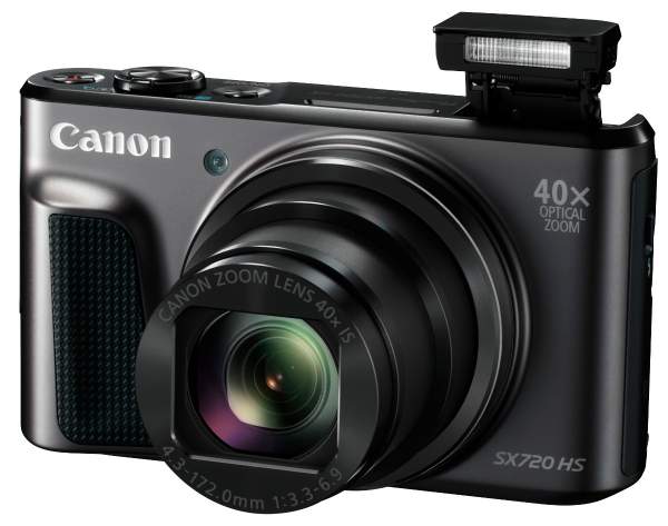 Aparat cyfrowy Canon PowerShot SX720 HS czarny
