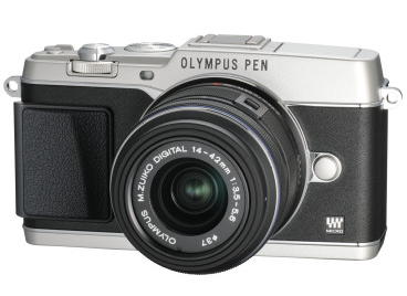 Aparat cyfrowy Olympus E-P5 PEN Luxury Kit body srebrny + ob.  EZ-M 14-42 czarny