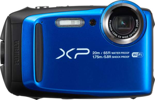 Aparat cyfrowy FujiFilm XP120 niebieski, wodoodporny, wstrząsoodporny