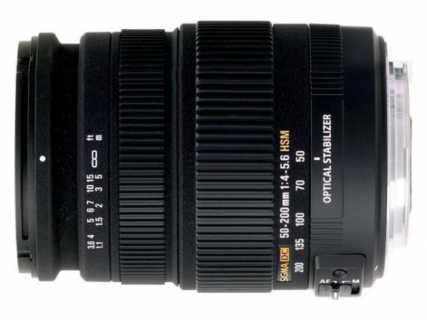 Obiektyw Sigma 50-200 mm f/4.0-5.6 DC OS HSM / Nikon