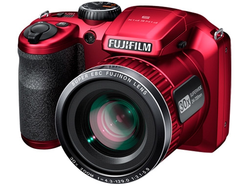 Aparat cyfrowy FujiFilm FinePix S4800 czerwony