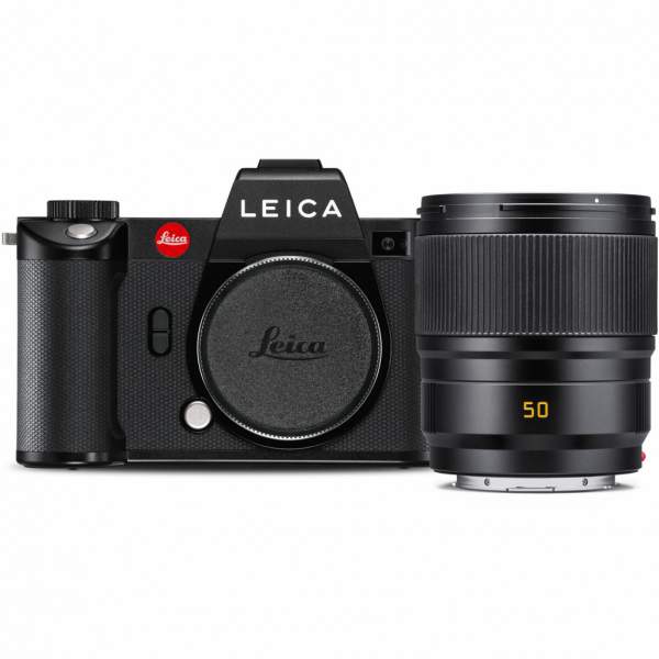 Aparat cyfrowy Leica SL2 czarny + Summicron-SL 50 mm f/2 ASPH.