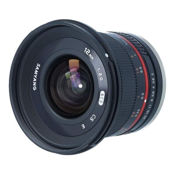 Obiektyw UŻYWANY Samyang 12 mm f/2.0 NCS CS / Sony E czarny s.n. BFP13723