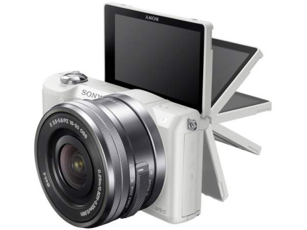 Aparat cyfrowy Sony ILCE A5000 + ob. 16-50mm biały