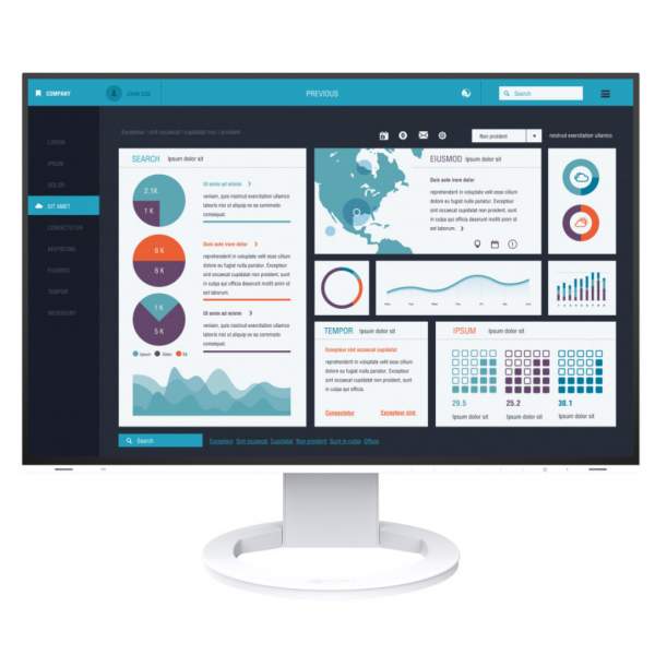 Monitor EIZO FlexScan EV2495 WT biały