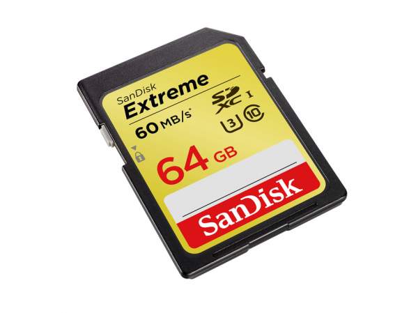 Karta pamięci Sandisk SDXC 64 GB Extreme 60MB/s C10 UHS-I