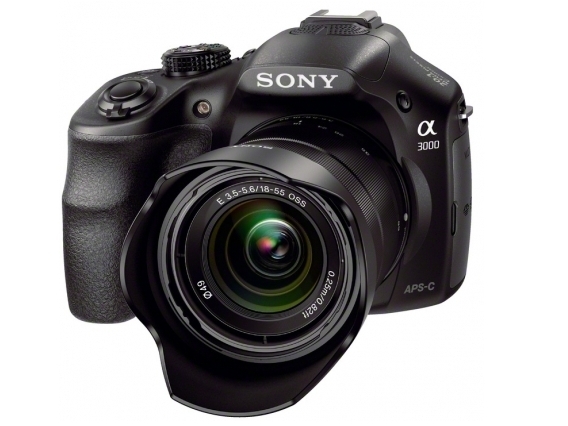 Aparat cyfrowy Sony ILCE-3000 + ob. 18-55 mm czarny