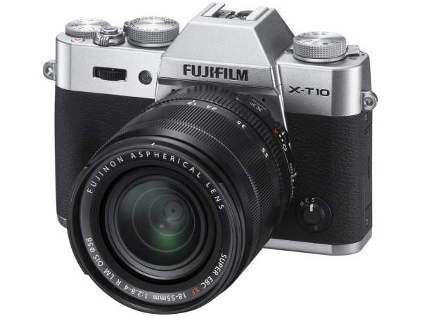 Aparat cyfrowy FujiFilm X-T10 srebrny + ob. XF 18-55 mm