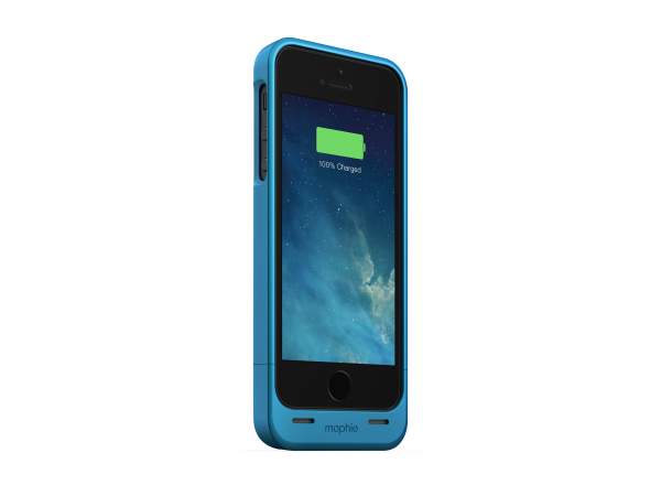 Mophie Juice Pack Helium (kolor niebieski) - obudowa ochronna z wbudowaną baterią (1500mAh) do iPhone 5/5S/SE