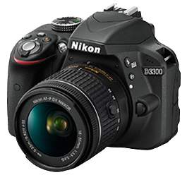 Lustrzanka Nikon D3300 + AF-P 18-55 VR czarny