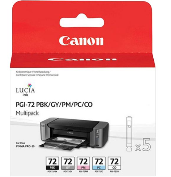 Tusz Canon PGI-72 PBK/GY/PM/PC/CO Multipack