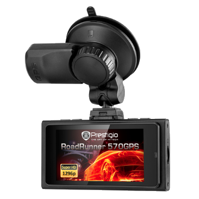 Wideorejestrator Prestigio RoadRunner 570 GPS czarny