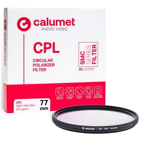 Calumet Filtr CPL SMC 77 mm Ultra Slim 28 warstw