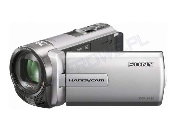 Kamera cyfrowa Sony DCR-SX45E srebrna