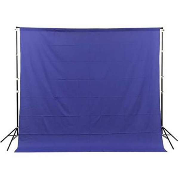 Tło materiałowe GlareOne materiałowe Blue Screen Backdrop 3x3 m - niebieskie