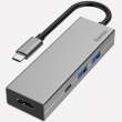 Hama Multiport  USB-C 2xUSB-A 3.2, 1xTYP-C, 1xHDMI