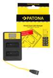 Patona USB  Smart Dual LCD do Panasonic DMW-BLG10