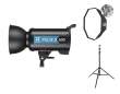 Quadralite Pulse X 600 + statyw + softbox