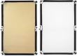 Fomei Materiał Gold-Silver/White 100x150cm