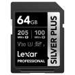 Lexar Pro SILVER Plus 64GB 1066x UHS-I/U3/A2/4K R205/W100 V30