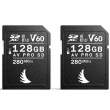 AngelBird AV PRO SD MK2 128GB V60 Nikon 2 PACK new