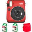 FujiFilm Instax BOX Mini 70 czerwony +  pokrowiec + wkład 20szt